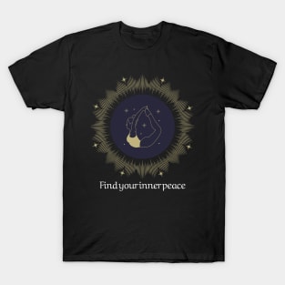 Find your inner peace, yoga T-Shirt